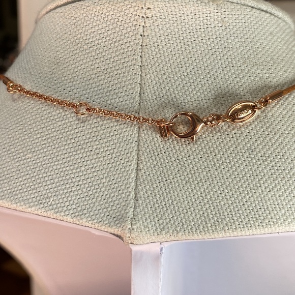 Cute Fossil tennis racket and pearl bead necklace - Picture 4 of 7